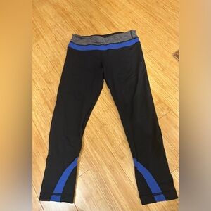 Lululemon Black and Blue Leggings